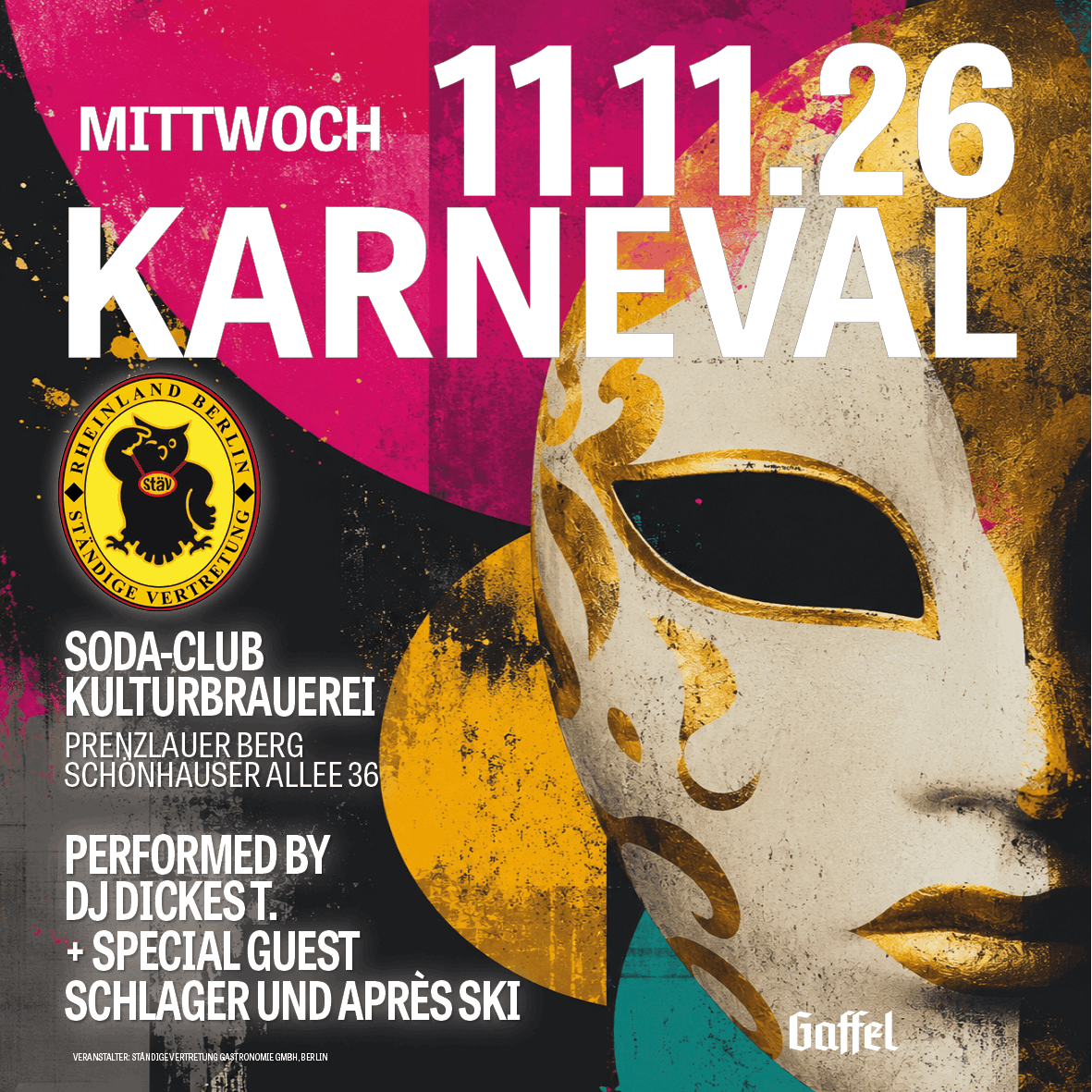 Karneval Berlin 11.11.2026